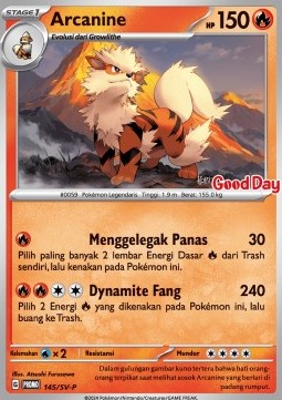 Arcanine Scarlet &amp; Violet Indonesian Promos #145