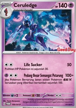 Ceruledge Scarlet &amp; Violet Indonesian Promos #150