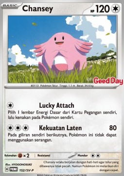 Chansey Scarlet &amp; Violet Indonesian Promos #152