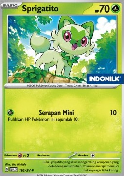Sprigatito Scarlet & Violet Indonesian Promos #192
