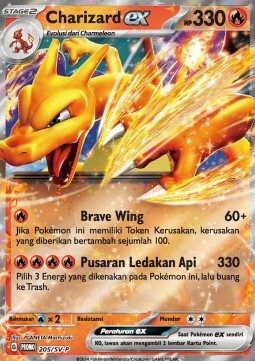 Charizard ex Scarlet &amp; Violet Indonesian Promos #205