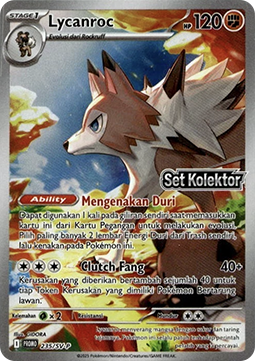 Lycanroc - Scarlet & Violet Indonesian Promos #235