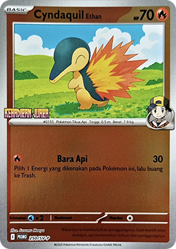 Ethan's Cyndaquil Scarlet & Violet Indonesian Promos #250
