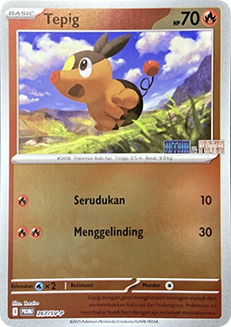 Tepig - Scarlet & Violet Indonesian Promos #267