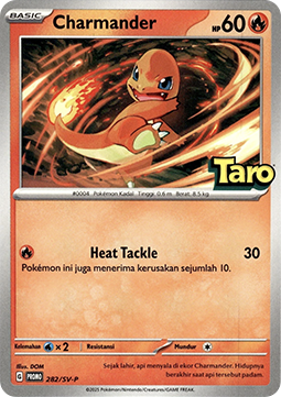 Charmander - Scarlet & Violet Indonesian Promos #282