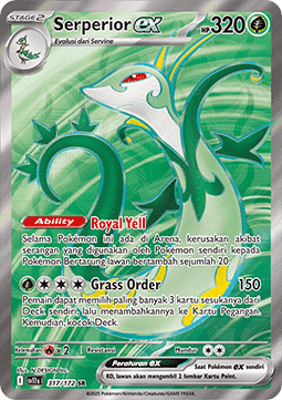 Serperior ex - Black & White ID/TH #317