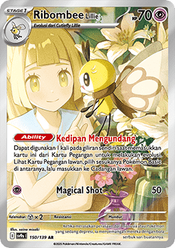 Lillie's Ribombee Bonds of Destiny #150