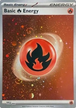 Basic Fire Energy Scarlet &amp; Violet Energies #002