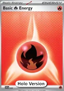 Basic Fire Energy Scarlet &amp; Violet Energies #018