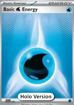 Basic Water Energy Scarlet &amp; Violet Energies #019