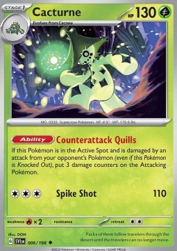Cacturne - Scarlet & Violet #006