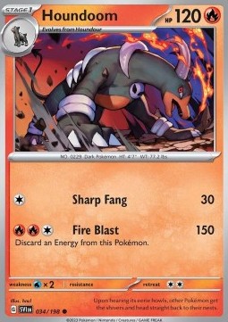 Houndoom - Scarlet & Violet #034