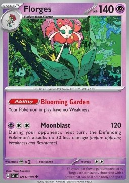 Florges - Scarlet & Violet #093