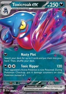 Toxicroak ex - Scarlet & Violet #131