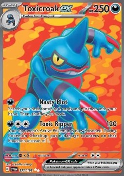 Toxicroak ex - Scarlet & Violet #232
