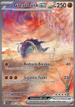 Great Tusk ex Scarlet &amp; Violet #246