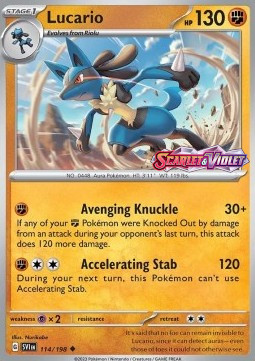 Lucario - Scarlet & Violet #114