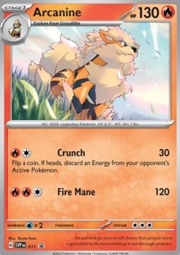 Arcanine - SV Black Star Promos #011/248