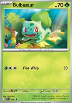 Bulbasaur - SV Black Star Promos #046/248
