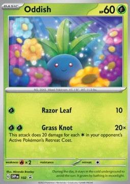 Oddish - SV Black Star Promos #102/248