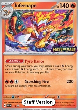 Infernape - SV Black Star Promos #116/248