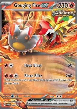Gouging Fire ex SV Black Star Promos #