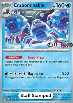 Crabominable - SV Black Star Promos #134/248