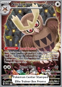 Noctowl - SV Black Star Promos #141/248