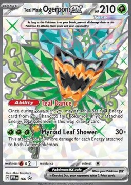Teal Mask Ogerpon ex SV Black Star Promos #166/248