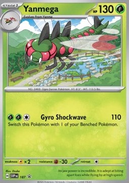 Yanmega - SV Black Star Promos #187/248