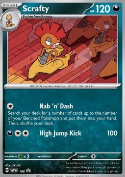 Scrafty - SV Black Star Promos #188/248