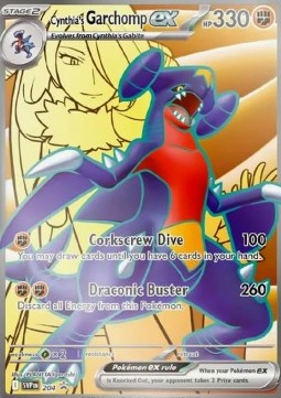 Cynthia's Garchomp ex SV Black Star Promos #204/248