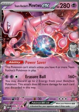 Team Rocket's Mewtwo ex SV Black Star Promos #205/248
