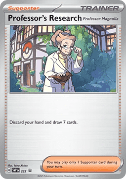 Professor's Research - Professor Magnolia SV Black Star Promos #223/248