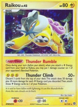 Raikou Lv.42 Secret Wonders #16/132