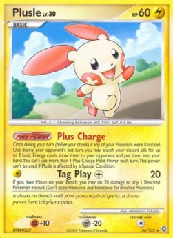 Plusle Lv.30 Secret Wonders #36/132