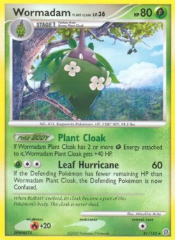 Wormadam Plant Cloak Lv.36 Secret Wonders #41/132