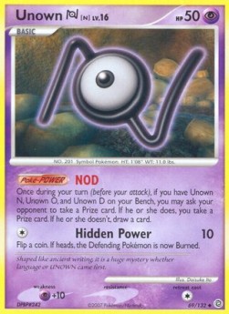 Unown Lv.16 Secret Wonders #69/132