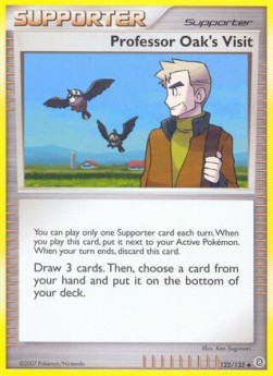 Professor Oak's Visit Secret Wonders #122/132