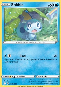 Sobble SWSH Black Star Promos #3/307