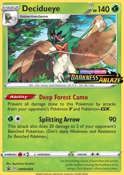 Decidueye - SWSH Black Star Promos #035/307