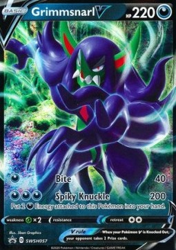 Grimmsnarl V SWSH Black Star Promos #057/307