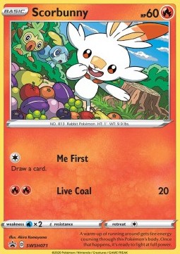 Scorbunny SWSH Black Star Promos #71/307