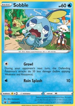 Sobble SWSH Black Star Promos #73/307