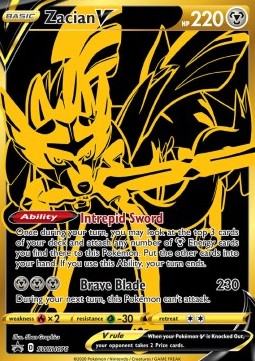 Zacian V SWSH Black Star Promos #076/307