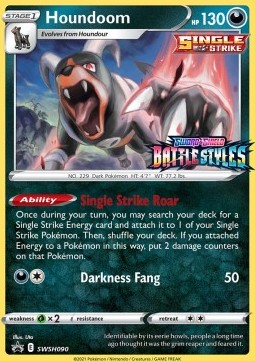 Houndoom - SWSH Black Star Promos #090/307