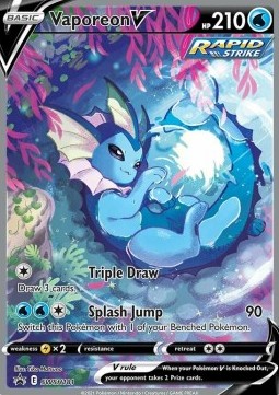Vaporeon V SWSH Black Star Promos #2/307