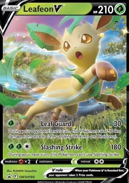 Leafeon V - SWSH Black Star Promos #194/307