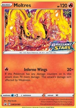 Moltres - SWSH Black Star Promos #185/307