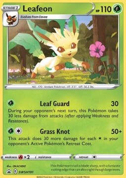 Leafeon - SWSH Black Star Promos #191/307